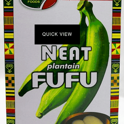 Neat Plantain Fufu